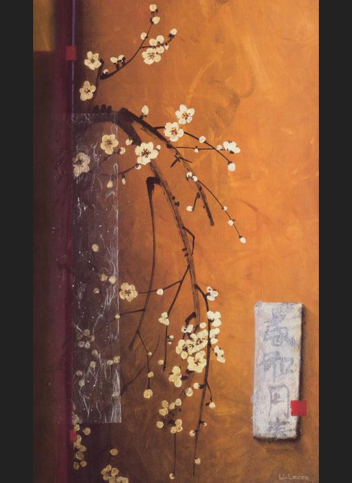 Oriental Blossoms III painting - Don Li-Leger Oriental Blossoms III art painting